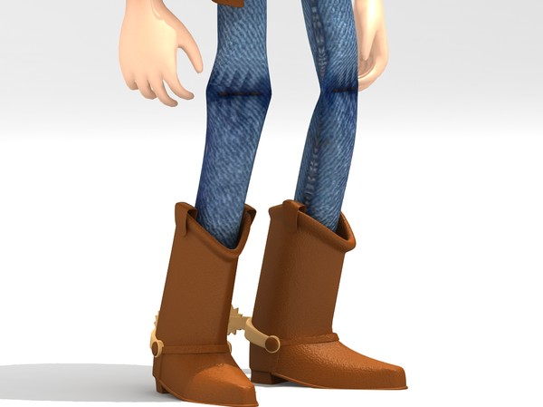 buzz lightyear woody rigged characters 3d model - Buzz & Woody rigged by fabelar